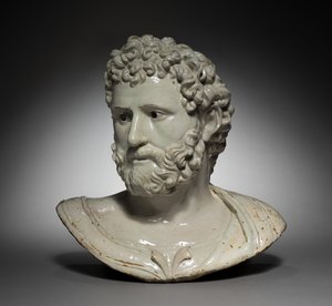 Busto de Héroe o Emperador Clásico de Girolamo della Robbia