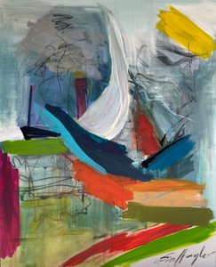 Batalla naval (pintura) de Gisela Gaffoglio