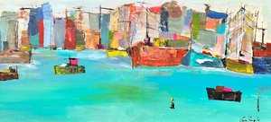 Mucha vida (painting) de Gisela Gaffoglio