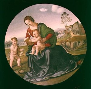 Madonna y el Niño con el Infante San Juan Bautista