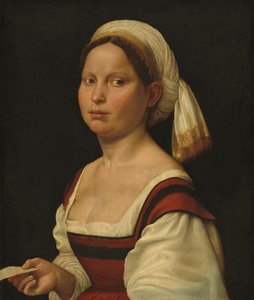 Retrato de una joven de Giuliano Bugiardini