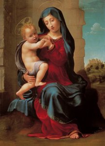Virgen y niño de Giuliano Bugiardini
