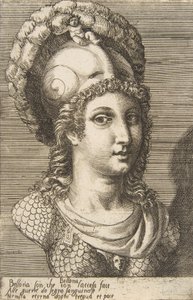 Busto de Bellona, ca. 1531-76 de Giulio Bonasone