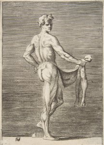 Hombre desollado visto desde atrás, 1531-76