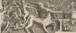 Friso de Ornamento con Centauro Alado