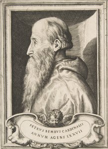Retrato del Cardenal Pietro Bembo mirando a la izquierda, 1572