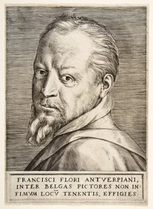 Retrato de Frans Floris de Giulio Bonasone