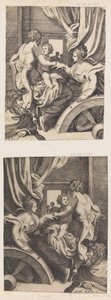 El matrimonio místico de Santa Catalina de Giulio Bonasone