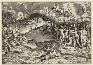 El Triunfo del Amor, 1545 de Giulio Bonasone