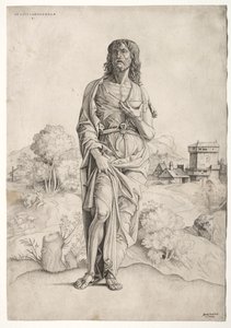 San Juan Bautista, c. 1505 de Giulio Campagnola