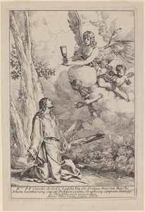 Cristo en el Monte de los Olivos de Giulio Carpioni