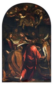 Agonía de San José (Agony of St Joseph) Pintura de Giulio Cesare Procaccini (1574-1625) 1616 Colección particular de Giulio Cesare Procaccini