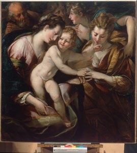 Matrimonio místico de Santa Catalina de Giulio Cesare Procaccini