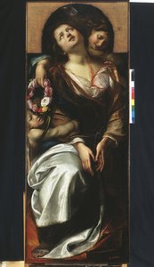 Santa Cecilia con dos ángeles de Giulio Cesare Procaccini