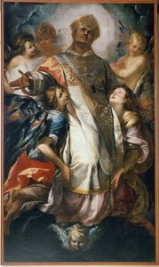 San Carlos Borromeo en Gloria de Giulio Cesare Procaccini
