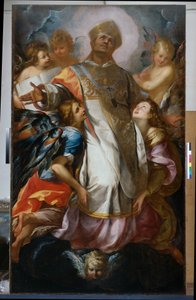 San Carlos en gloria de Giulio Cesare Procaccini