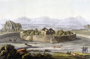 Porteresse Inca - en "El traje antiguo y moderno" de Giulio Ferrario