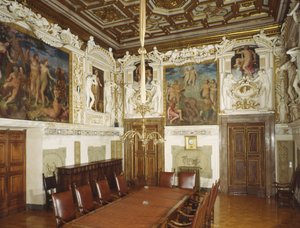 Sala de las Cuatro Estaciones de Giulio Mazzoni