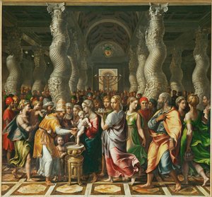 Circuncisión ... de Giulio Romano