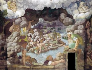 La caída de los gigantes, Sala dei Giganti