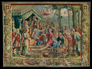 Historia de Escipión: La continencia de Escipión ... de Giulio Romano