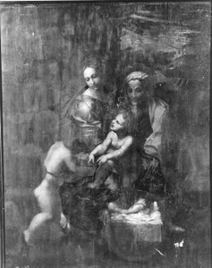 Madonna y el Niño con los santos Isabel y Juan