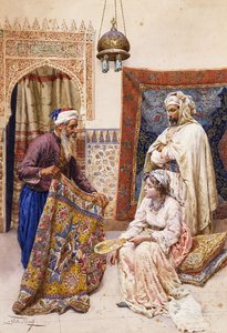 El vendedor de alfombras de Giulio Rosati