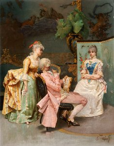 La sesión, 1887 de Giulio Rosati