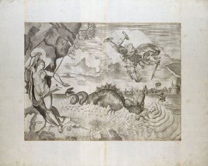 Perseo y Andrómeda de Giulio Sanuto