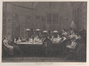 Academia de dibujo de Rosaspina, 1811 de Giulio Tomba