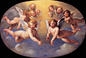 Gloria de los ángeles de Giuseppe Cesari (1568-1640) de Giuseppe Cesari