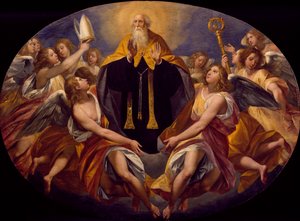 San Benito en la gloria de Giuseppe Cesari (1568-1640) de Giuseppe Cesari