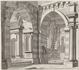 Fantasía arquitectónica con portales arqueados de Giuseppe Antonio Landi