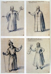 Diseño de vestuario para figuras clásicas, siglo XVI