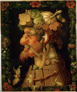 Otoño, alegoría ... de Giuseppe Arcimboldo