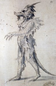Diseño de un dragón de Giuseppe Arcimboldo