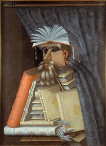 Retrato de un bibliotecario, c.1566 de Giuseppe Arcimboldo