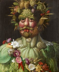 Vertumno, retrato, alegoría de Giuseppe Arcimboldo