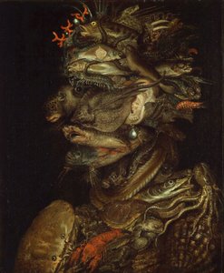 Alegoría del agua de Giuseppe Arcimboldo Circle of .