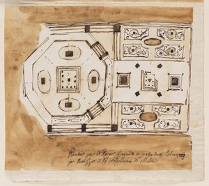 Centro de mesa para el Embajador de la Orden de Malta de Giuseppe Barberi