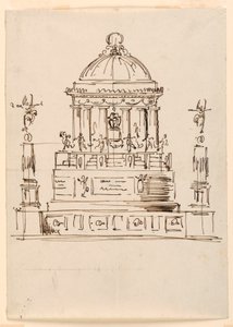 Diseño para un monumento de Giuseppe Barberi