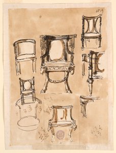 Diseños para Sillas de Giuseppe Barberi