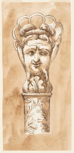 Cabeza de un bastón de Giuseppe Barberi