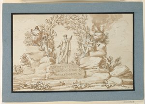 Monumento Sepulcral para Improvisor Rochetti de Giuseppe Barberi