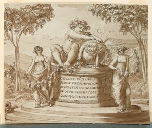 Monumento sepulcral para el poeta Tagerini de Giuseppe Barberi