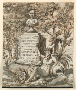 Monumento sepulcral para el monje Bonafede