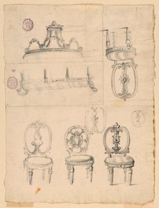 Bocetos para Muebles de Giuseppe Barberi
