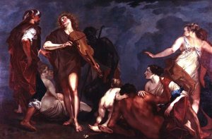 Apolo y Marsias de Giuseppe Bazzani