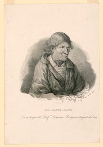 Retrato de Giovanni Battista Casti (1721-1803) de Giuseppe Beretta