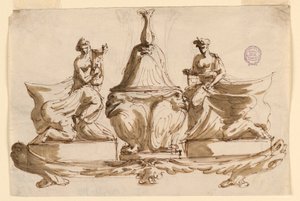Diseño para un tintero de Giuseppe Bernardino Bison